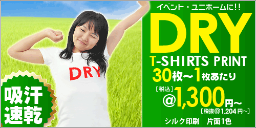 DRY(ドライ)Tシャツ
